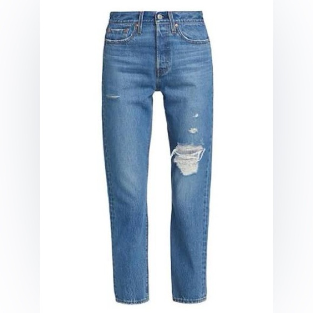 Women’s Classic Light Blue Ripped Jeans